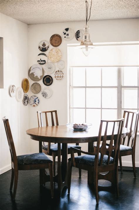 Interesting Idea Dining Room Wall Décor With Plates