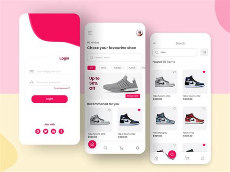 Online Shopping Mobile App Ui Design Search By Muzli