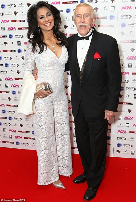 Sir Bruce Forsyth Attends Nat King Cole Documentary With Wife Wilnelia Merced Daily Mail Online