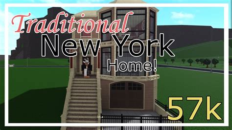 Roblox Bloxburg Traditional New York Home Detailed Youtube