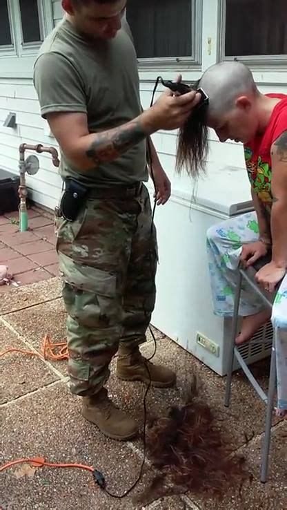 Military Recruit Haircuts