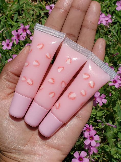 Strawberry Milk Lip Glossstrawberry Lip Gloss Etsy