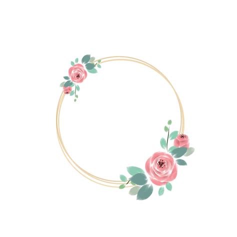 Watercolor Floral Wreath Hd Transparent Beautiful Watercolor Floral