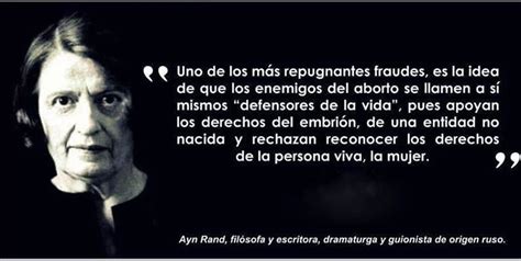 El Aborto De Ayn Rand Por Mayo Von Höltz Prensa Republicana