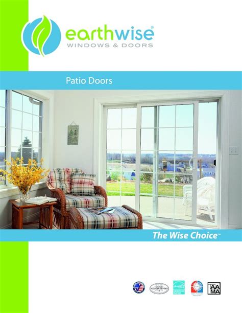 Pdf Patio Doors Best Replacement Windows Earthwise Windows
