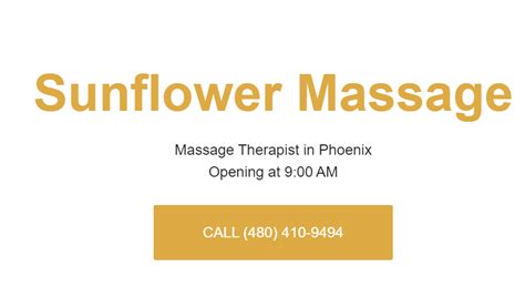 40 ⭐ Sunflower Massage Reviews By Real Customers 2024