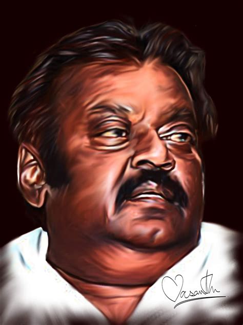 But in a video that has gone viral since. Digital art work of Actor Vijayakanth | Align Multimedia
