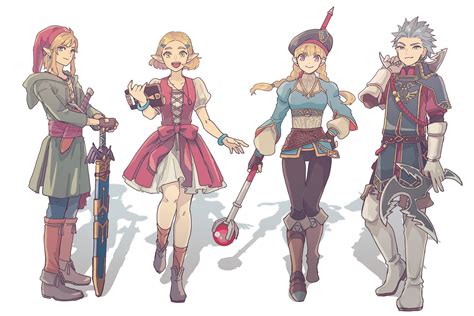 Legend Of Zelda Breath The Legend Of Zelda Female Character Design Game Character Fantasy