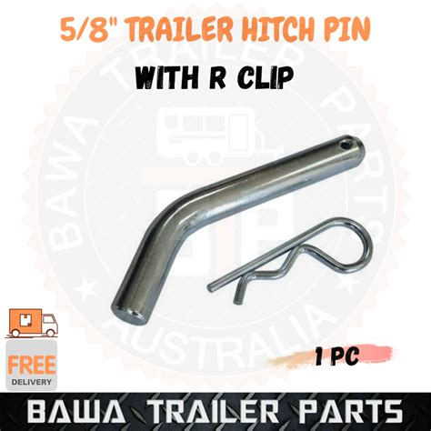 Ute Hitch Pin And R Clip 16mm 58″ Towbar Drop Tow Bar Trailer Bent