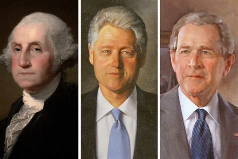 History Of Presidential Portraits From Washington To Obama And Trump