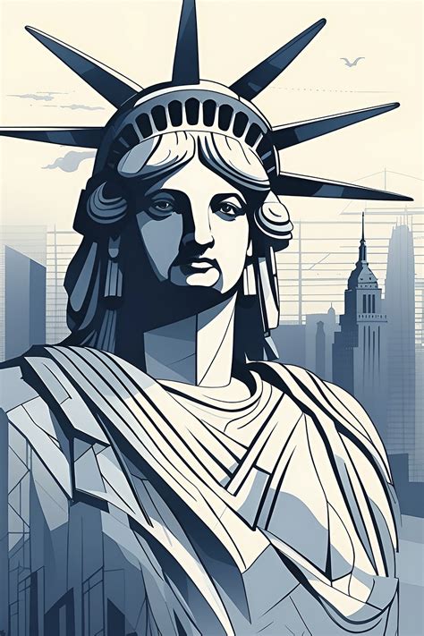 Download Statue Of Liberty Usa New York Royalty Free Stock Illustration