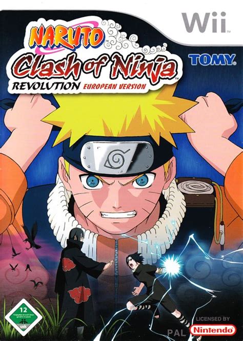 Naruto Clash Of Ninja Revolution 2007 Wii Box Cover Art Mobygames
