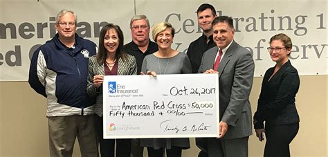 Call a local agent or. Erie Insurance donates $50,000 to Red Cross for hurricane relief