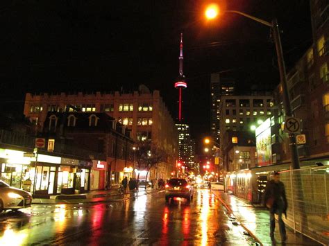 Rainy Night In Toronto Photograph By Alfred Ng Fine Art America