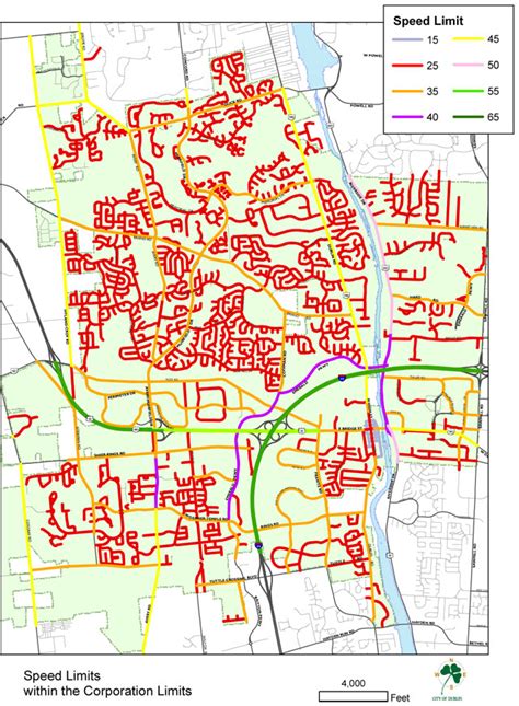 Dublin Ohio Usa Speed Limits Where Do They Come From