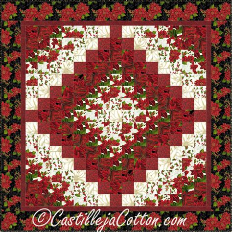 Christmas Eight Fq Trip Quilt Pattern Cjc 51361 Advanced Beginner