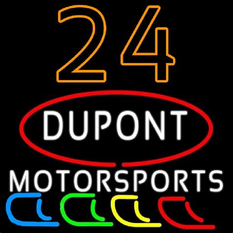 Custom 24 Dupont Nascar Neon Sign Usa Custom Neon Signs Shop Neon