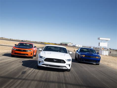 Ford Mustang Vs Chevrolet Camaro Vs Dodge Challenger