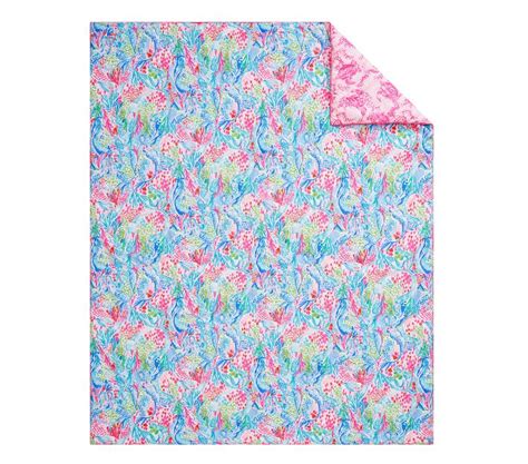 Lilly Pulitzer Reversible Mermaid Cove Comforter And Shams Pottery Barn