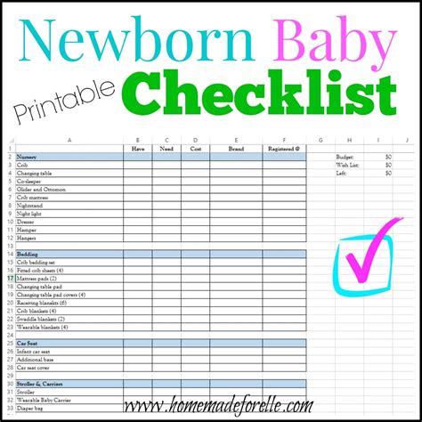 Newborn Checklist