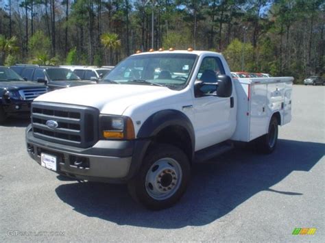 2007 Oxford White Ford F450 Super Duty Xl Regular Cab Chassis Utility