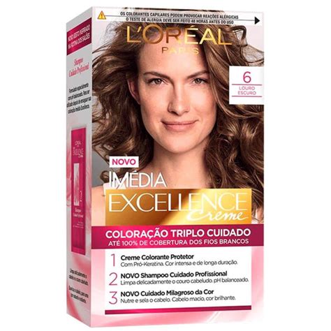 Comprar Imédia Excellence Tintura 6 Louro Escuro Loreal Drogaria Nova Esperança