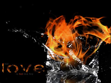 46 Cool Fire And Water Wallpaper On Wallpapersafari