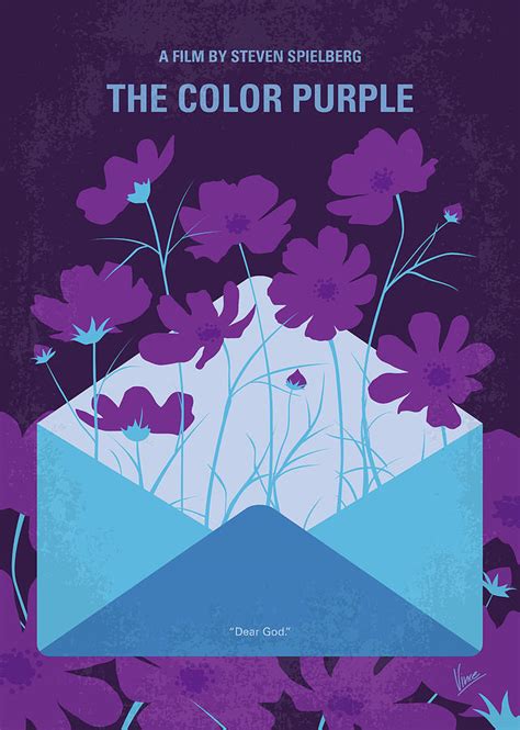 No1109 My The Color Purple Minimal Movie Poster Digital Art By Chungkong Art Pixels Merch