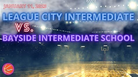 League City Intermediate 7a Basketball Team Full Game Vs Bayside