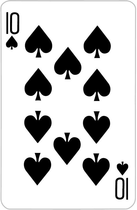 Ten Of Spades Playing Card Tattoos Hearts Playing Cards Card Tattoo
