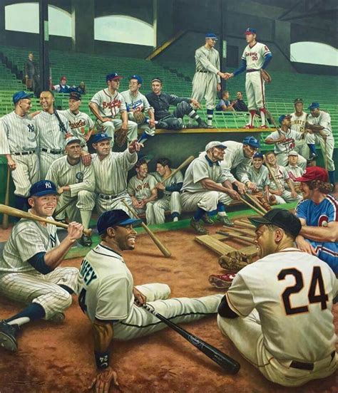 This Is One Of The Greatest Baseball Paintings Out There Baseball