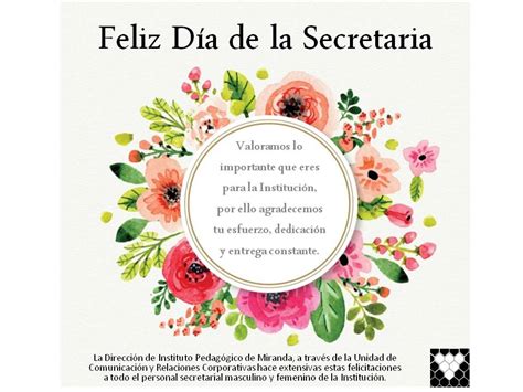 Noticias Upel Miranda Felicitaciones A Todas Las Secretarias Y