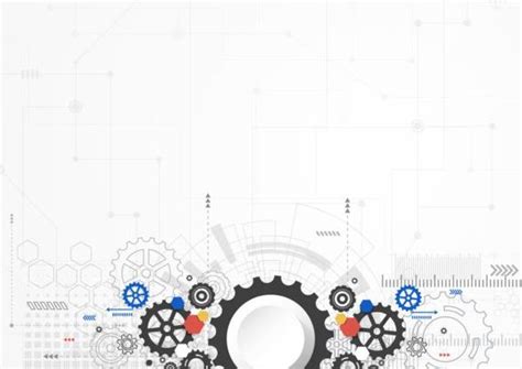 Creative Technology Background With Gear Vectors 03 Free Download