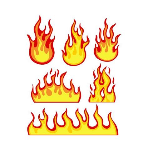 Fireballs And Flames Cuttable Design Svg Png Dxf And Eps Designs Etsy