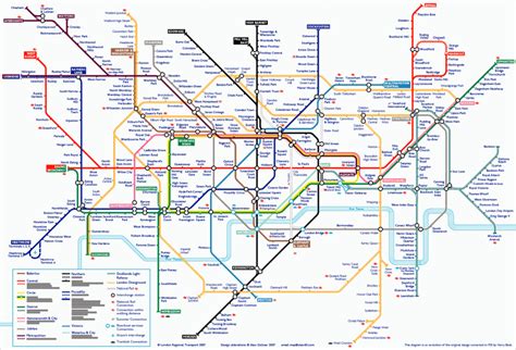 Large Print Tube Map Pleasing London Underground Printable With And