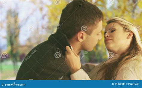 Man And Woman Kissing Madly Beautiful In The Stock Footage Video Of