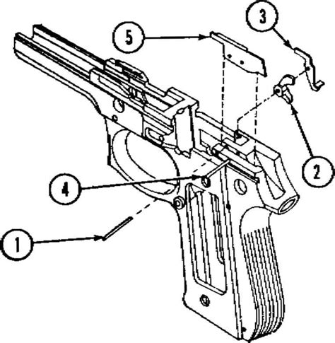 Ejectors Pin 9mm Beretta 92f 9mm Pistol