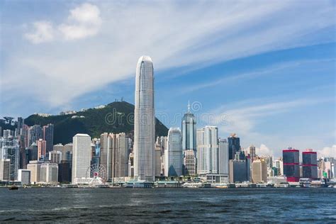 View Of Victoria Harbour In Hong Kong Editorial Photo Image Of