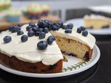 Blueberry Cake With Cream Cheese Frosting My Gluten Free