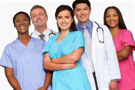 Diverse Group Of Healthcare Providers Stock Image Image Of