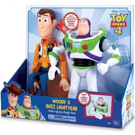 Toy Story 12 Inch Talking Buzz Lightyear And 16 Inch Talking Woody