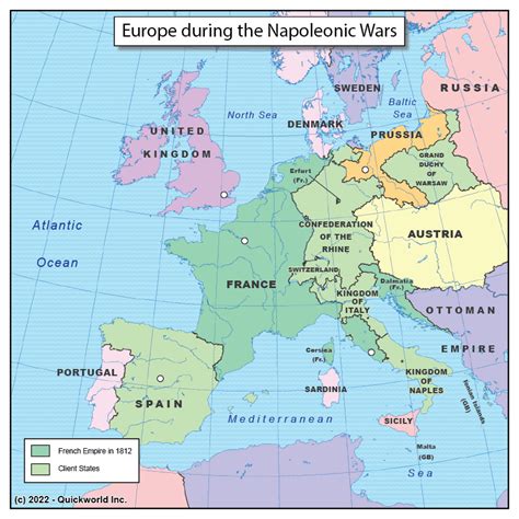 Napoleonic Empire Map