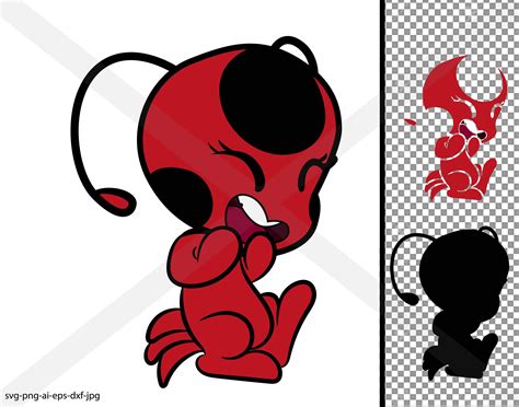 Miraculous Ladybug Instant Download Svg Png Eps Dxf Ai  Etsy