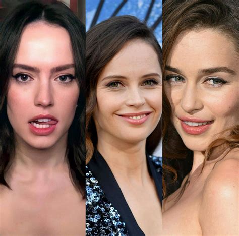 Daisy Ridley Vs Felicity Jones Vs Emilia Clarke Scrolller