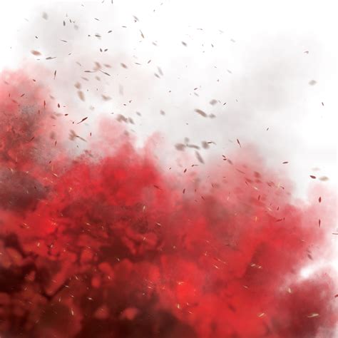 Red Smoke Overlay Effect - Mockaroon