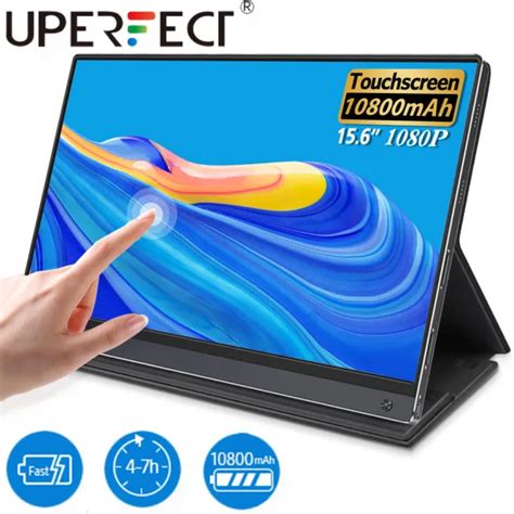 Battery Portable Monitor Touchscreen Uperfect Upgraded 156 Inch Ips