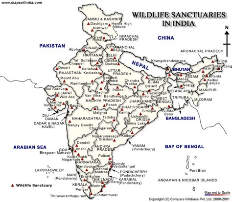 √ National Parks Wildlife Sanctuaries In India Map Hd