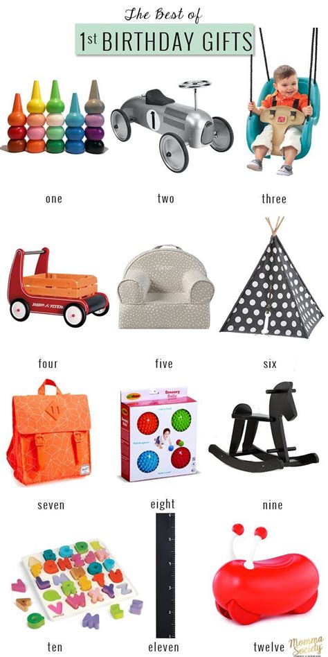 Below are some toys that promote development! The Best Of: First Birthday Gifts For The Modern Baby ...
