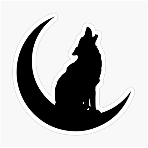 Black Wolf Howling To The Moon Silhouette Wolf Silhouette Wolf