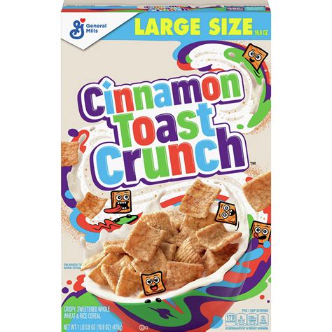 Cinnamon Toast Crunch Cereal With Whole Grain 168 Oz